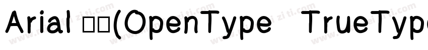 Arial 常现(OpenType   TrueType) (Vers字体转换